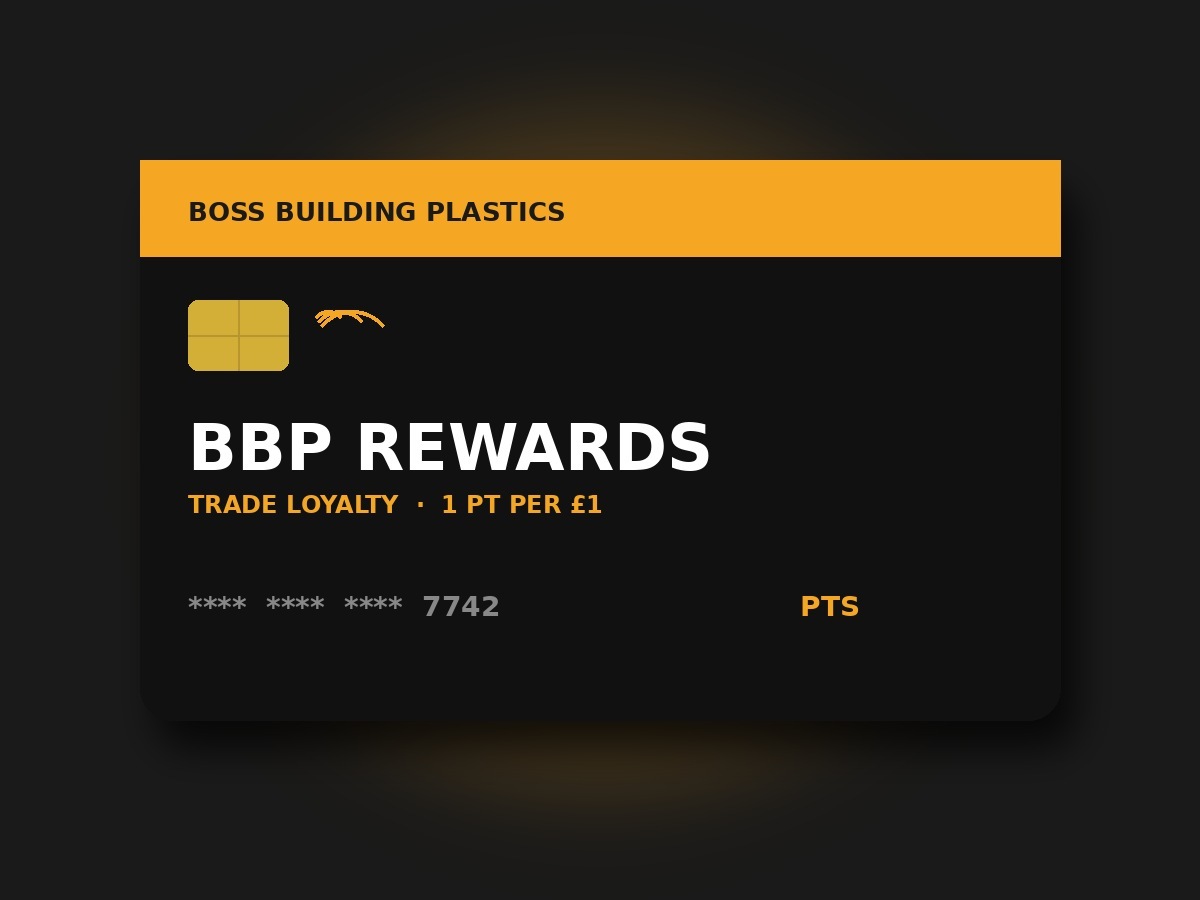 BBP Rewards loyalty card