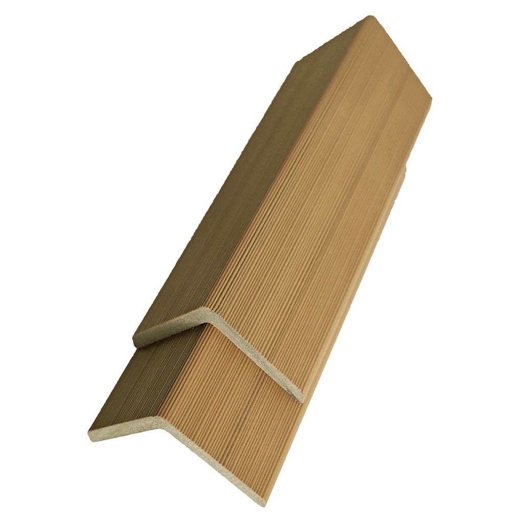 GG Composite Slat Wall Edge Seal Teak 2500mm x 50mm – image 2