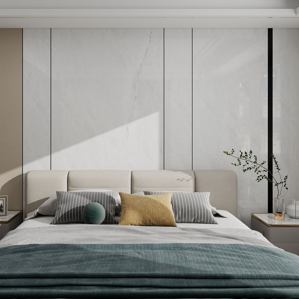 GG Vellura Solid Core Wall Panel Light Grey Marble 2400mm x 1000mm – image 2