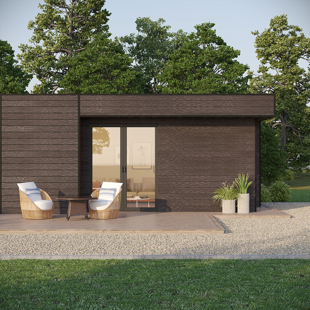 GG Composite Cladding Choco Brown 5000mm x 156mm – image 3