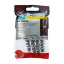 Masonry Bolts - Hex - Exterior - Silver - 10.0 x 75 (Pack 4) – image 2