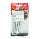 Masonry Bolts - Hex - Exterior - Silver - 8.0 x 100 (Pack 4) – image 2