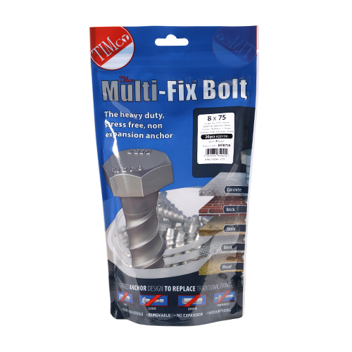 Masonry Bolts - Hex - Exterior - Silver - 8.0 x 75 (Pack 26) – image 2