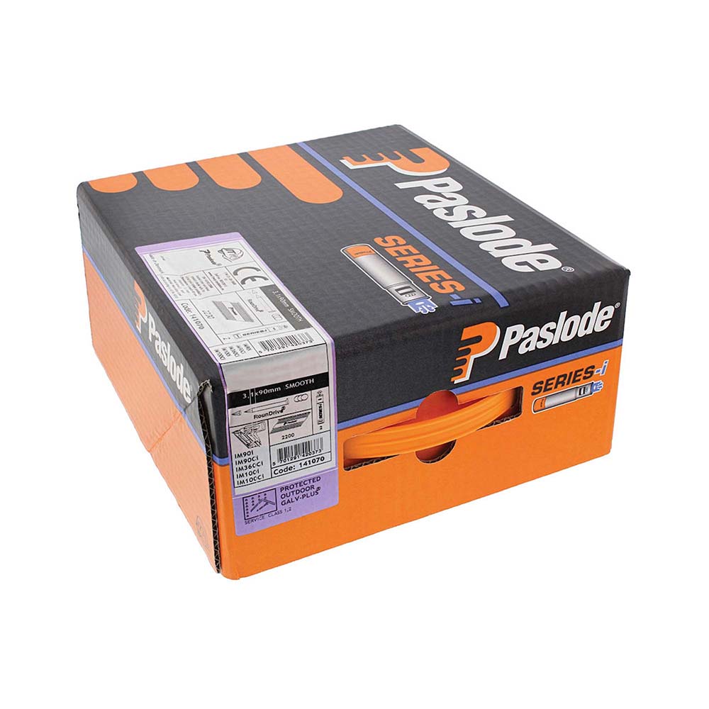 Paslode IM360 3.1 x 90mm Galvanised + Plain Shank (2200no) – image 2