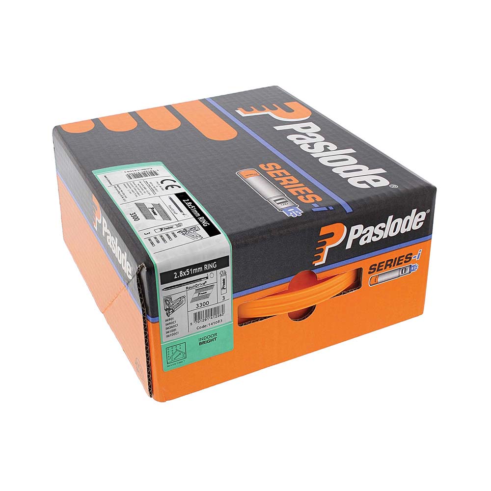 Paslode IM360 2.8 x 51mm Bright Ring Shank (3300no) – image 2