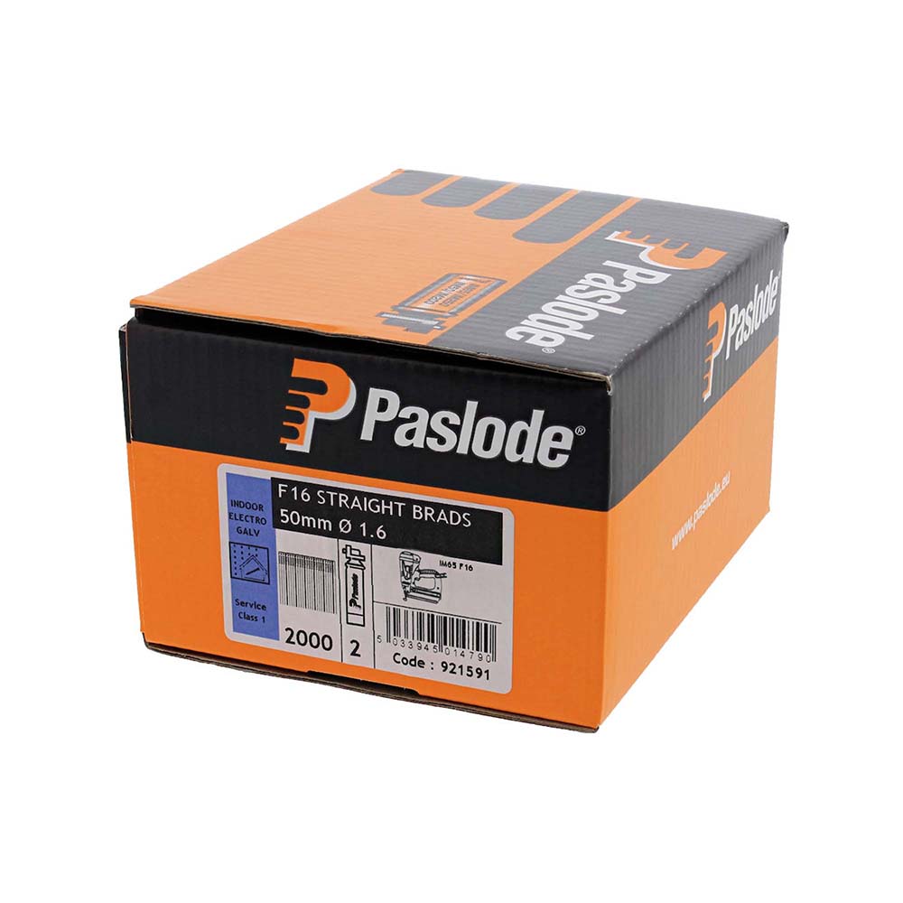 Paslode IM65 Straight Brad Nail & Fuel Pack 2nd Fix 50mm Galv (2000no) – image 2