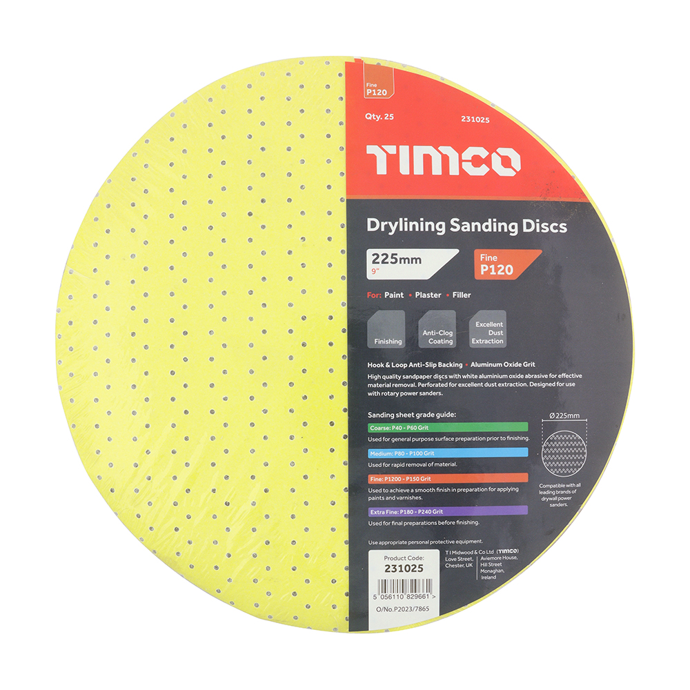 Drylining Sanding Discs P120 – image 2