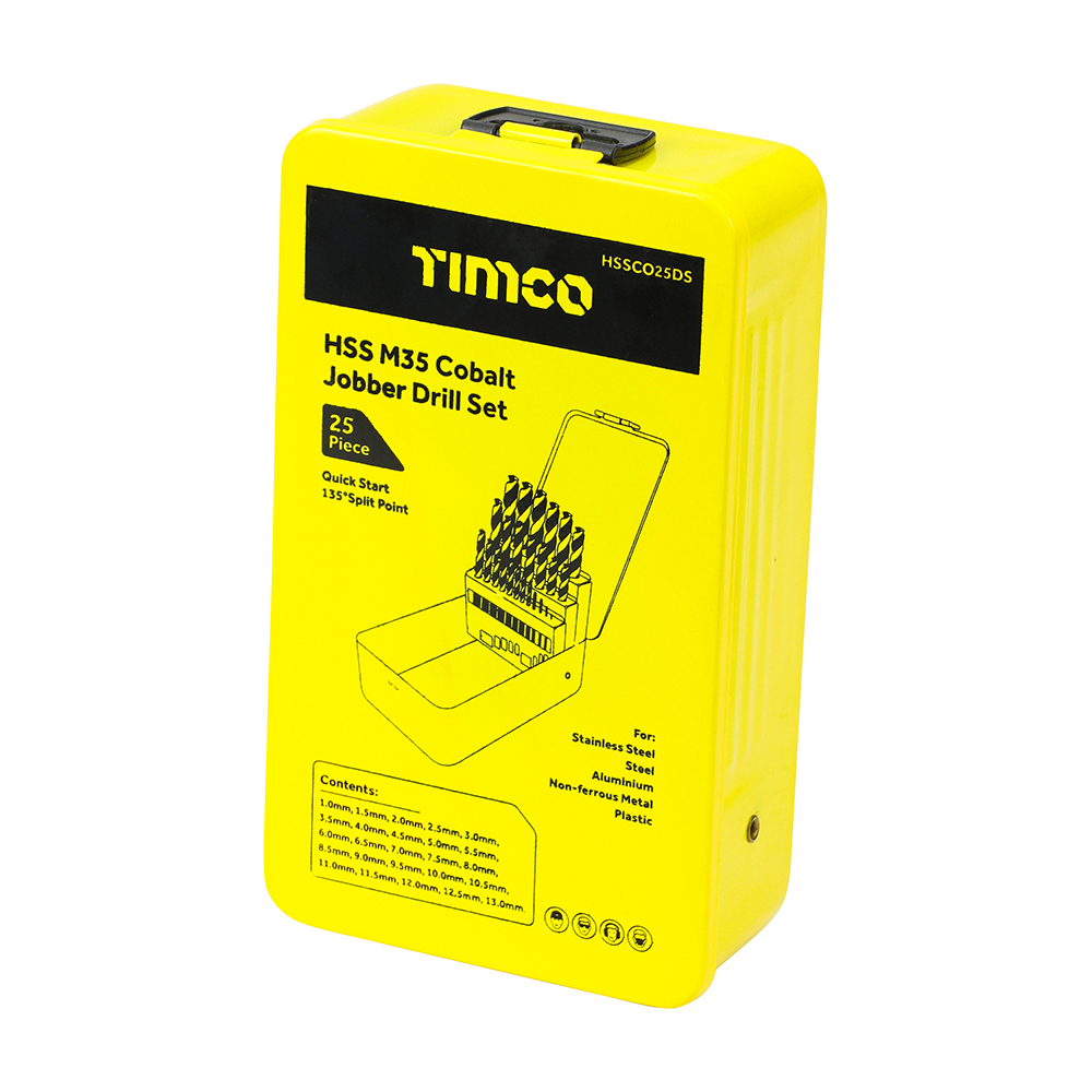 HSS-CO Bit Set 1-13mm Cobalt – image 2