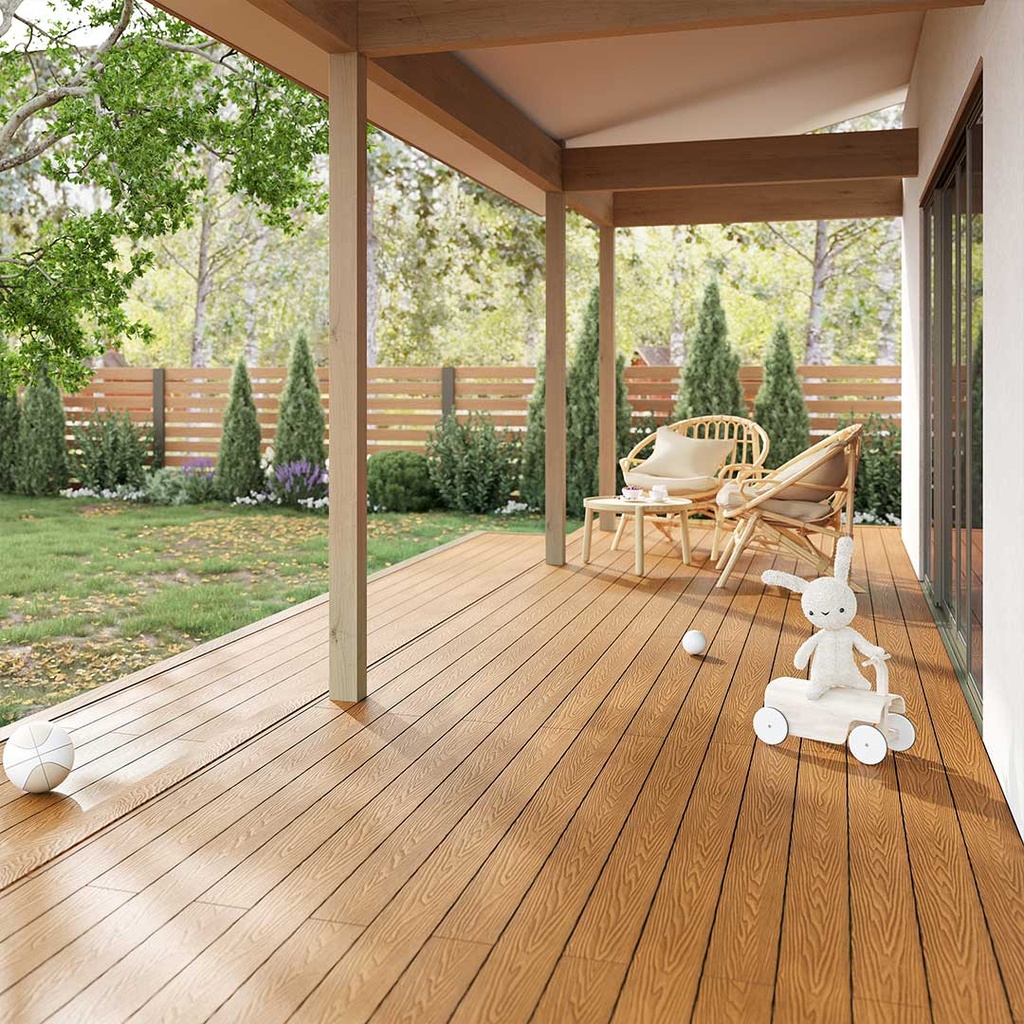 GG Composite Decking Teak 5000mm × 135mm – image 2
