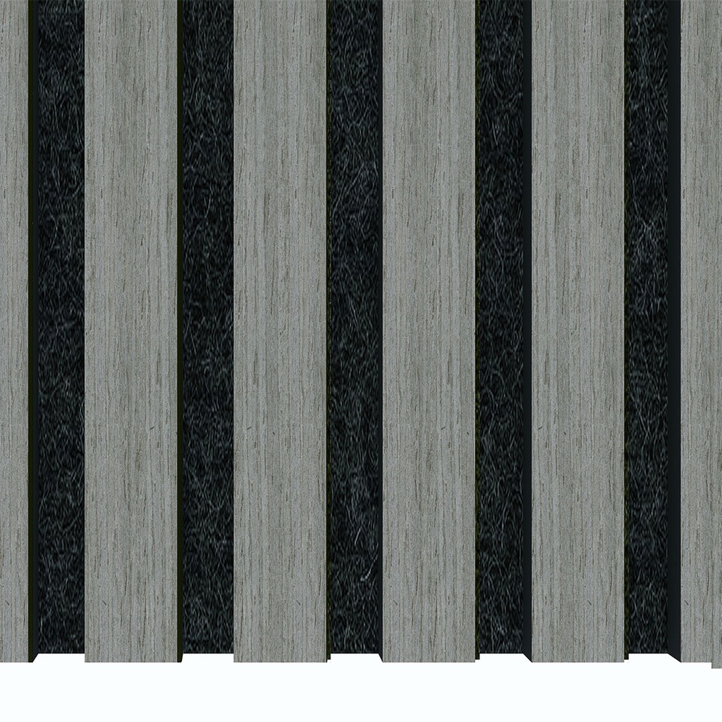 GG Wood Veneer Acoustic Panel Grey Oak 2400mmx 600mm – image 4
