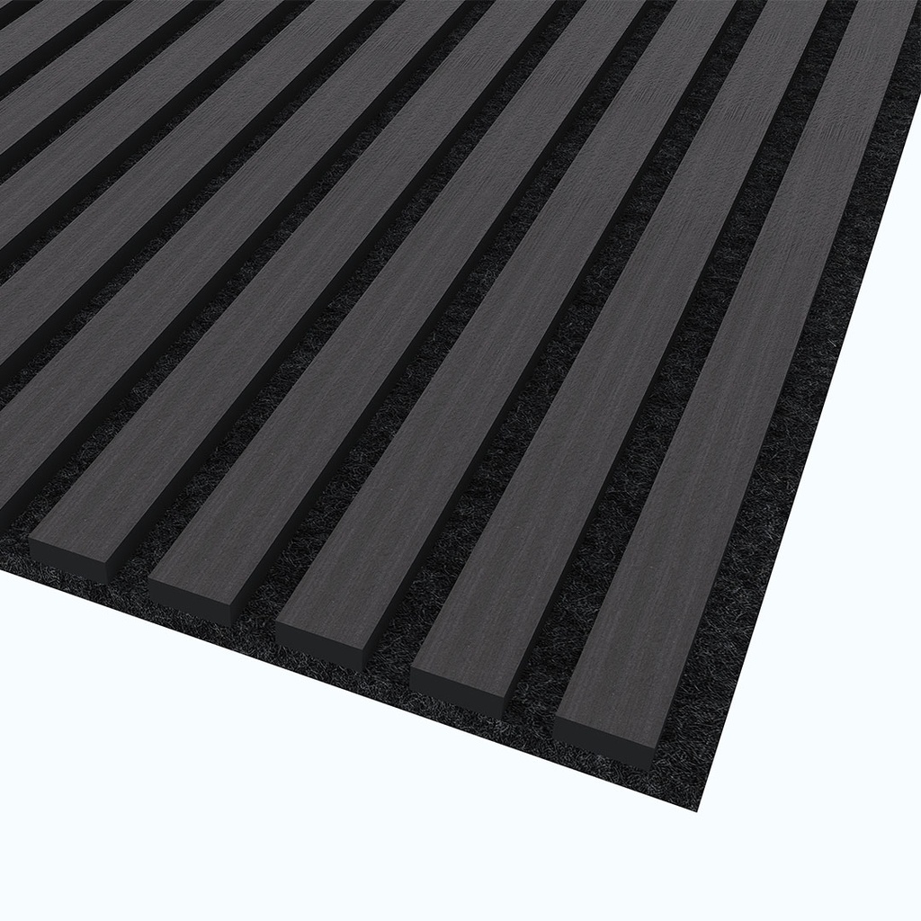 GG Wood Veneer Acoustic Panel Black Oak 2400mm x 600mm – image 3