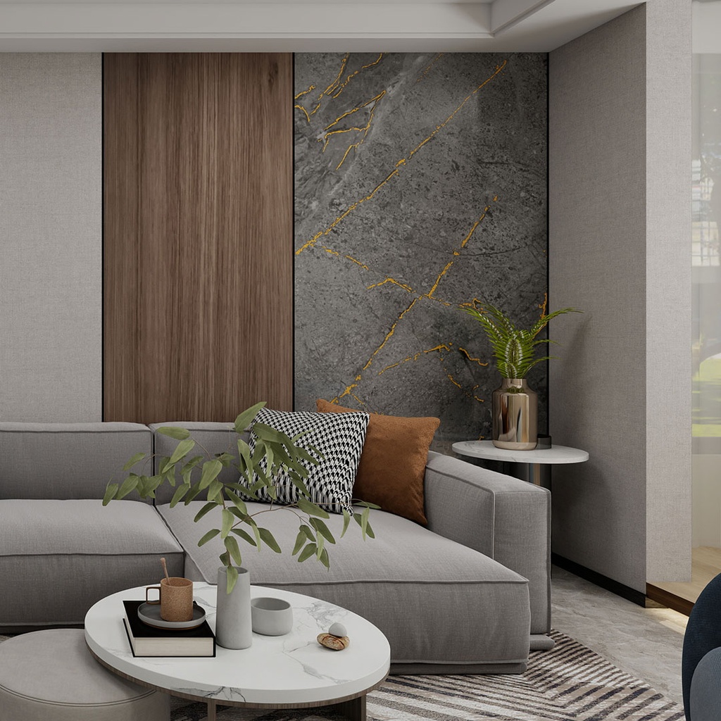 GG Vellura Solid Core Wall Panel Tulsony Gold 2400mm x 1000mm – image 2