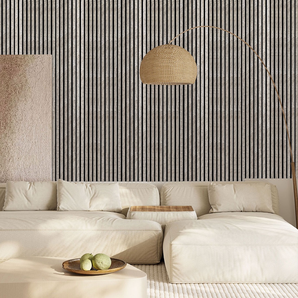 GG Metallic Acoustic Panel Beige Gold Vein 2400mm x 600mm – image 3