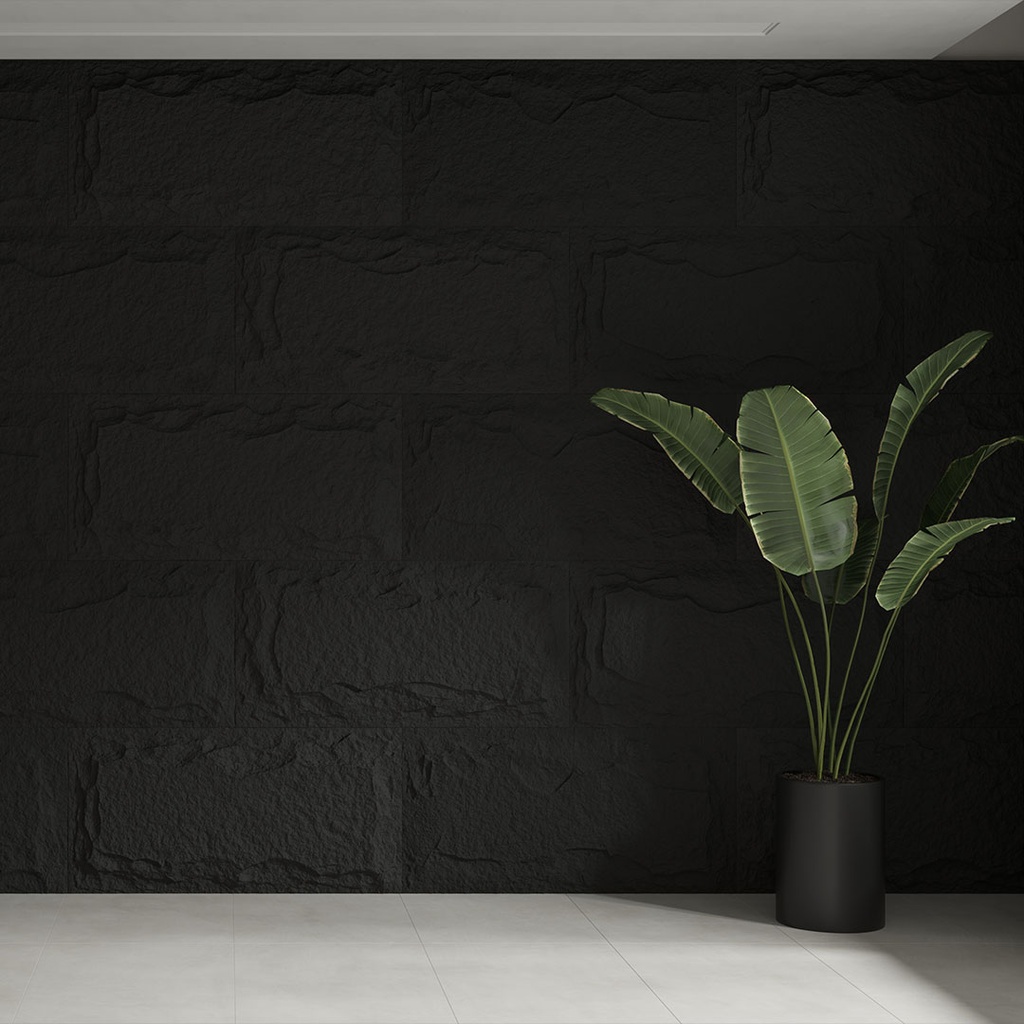 GG PU Stone Midnight Black Stone Effect 1200 x 600 – image 3