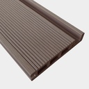 GG Composite Decking Bullnose Choco Brown 5000mm x 135mm – image 2