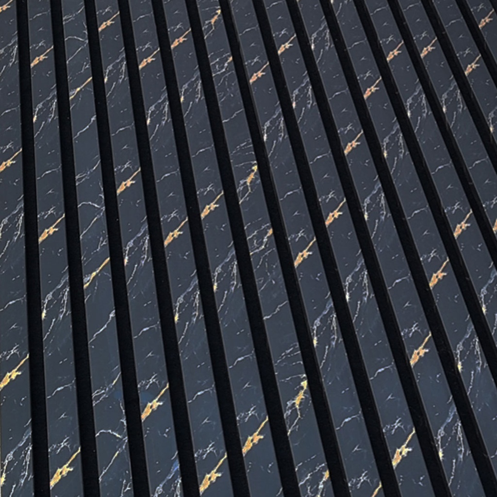 GG Metallic Acoustic Panel Black Gold Marble 2400mm x 600mm – image 3