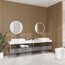 GG Aluvo Waterproof Panel 6 Slats Natural Oak 2400mm x 250mm – image 3