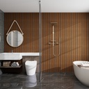 GG Aluvo Waterproof Panel 3 Slats Warm Walnut 2400mm x 250mm – image 4
