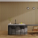 GG Aluvo Waterproof Panel LS Slats Natural Oak 2400mm x 250mm – image 2