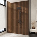 GG Aluvo Waterproof Panel LS Slats Warm Walnut 2400mm x 250mm – image 4