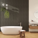 GG Aluvo Waterproof Panel 4 Slats Black Wood 2400mm x 250mm – image 4
