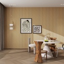 GG Aluvo Waterproof Panel 3 Slats Natural Oak 2400mm x 250mm – image 2