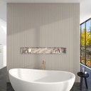 GG Aluvo Waterproof Panel Half Round Slats White 2400mm x 120mm – image 3
