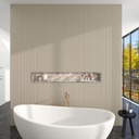 GG Aluvo Waterproof Panel Half Round Slats Cream 2400mm x 120mm – image 3