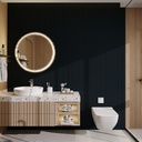 GG Aluvo Waterproof Panel Half Round Slats Navy 2400mm x 120mm – image 4