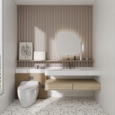 GG Aluvo Waterproof Panel Curved Slats Cream 2400mm x 250mm – image 4