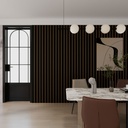 GG Aluvo Waterproof Panel Curved Slats Black 2400mm x 250mm – image 3
