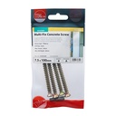 Concrete Screws - TX - Flat Countersunk - Yellow - 7.5 x 100 (Pack 4) – image 2