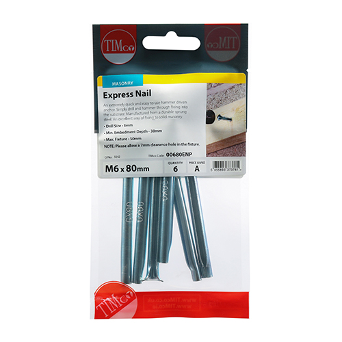 Express Nails - Zinc - 6.0 x 80 (Pack 6) – image 2
