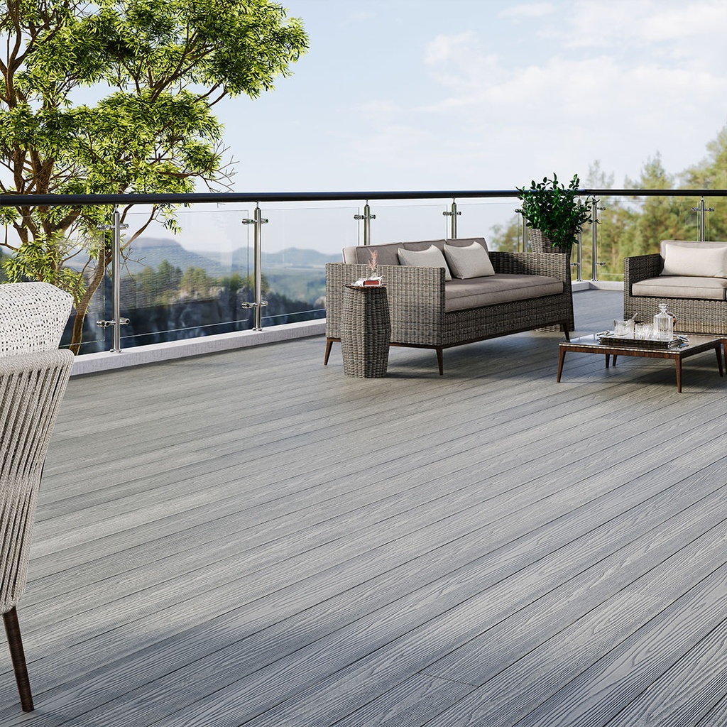GG Composite Decking Grey 2500mm × 135mm – image 3