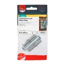 Coach Screw & Nylon Plugs - Zinc - 6.0 x 60 (Pack 2) – image 3