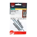 Coach Screw & Nylon Plugs - Zinc - 6.0 x 80 (Pack 2) – image 3