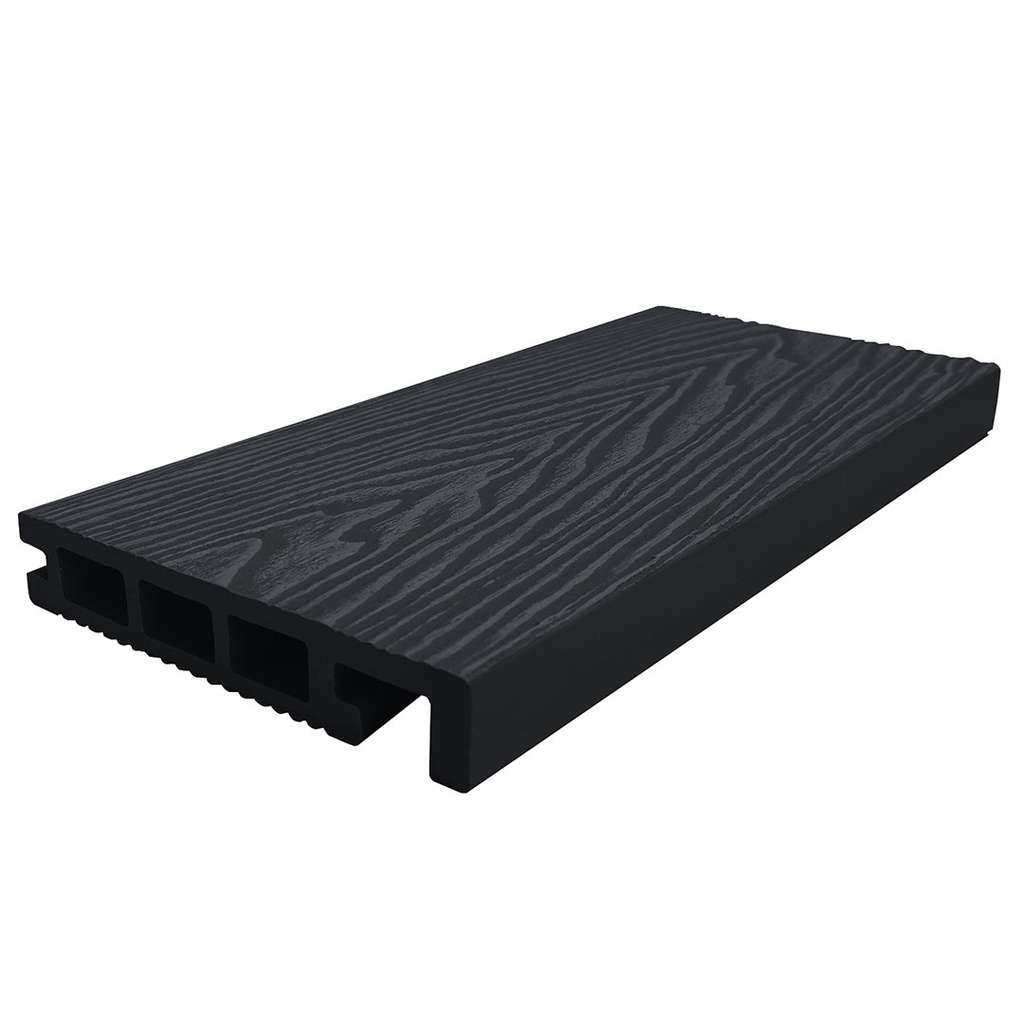 GG Composite Decking Bullnose Charcoal 2500mm x 135mm – image 2