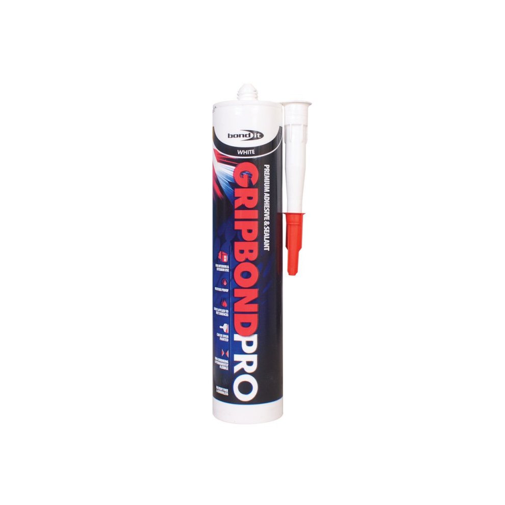 GRIPBOND PRO HYBRID SEALANT & ADHESIVE (WHITE)