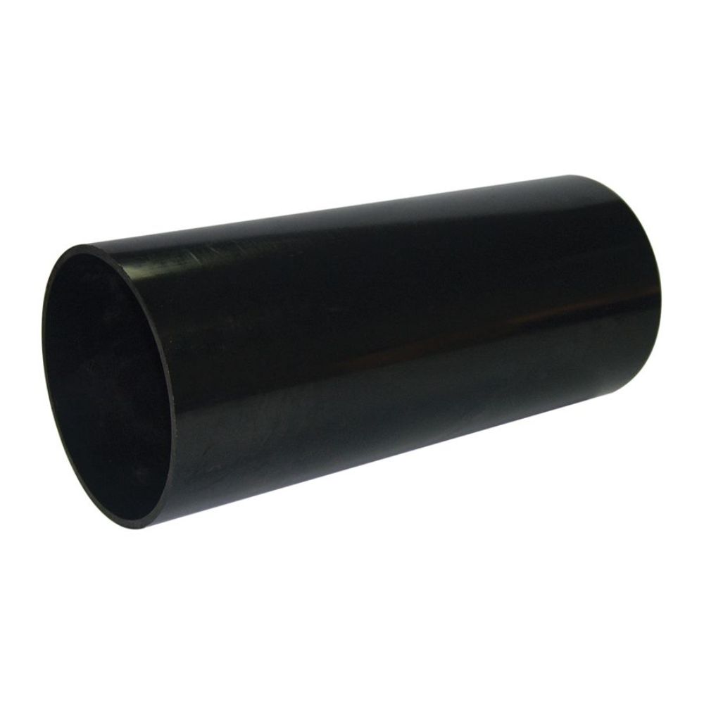 SOILPIPE 110MM PLAIN ENDED (BLACK)