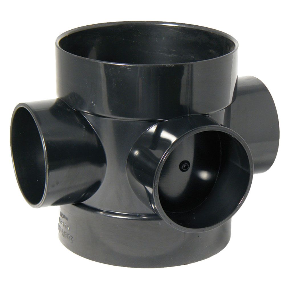 [SP588BL] SOILPIPE 110MM SOIL MANIFOLD (BLACK)