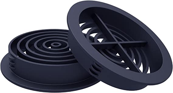 70MM CIRCULAR SOFFIT VENT (BLACK)