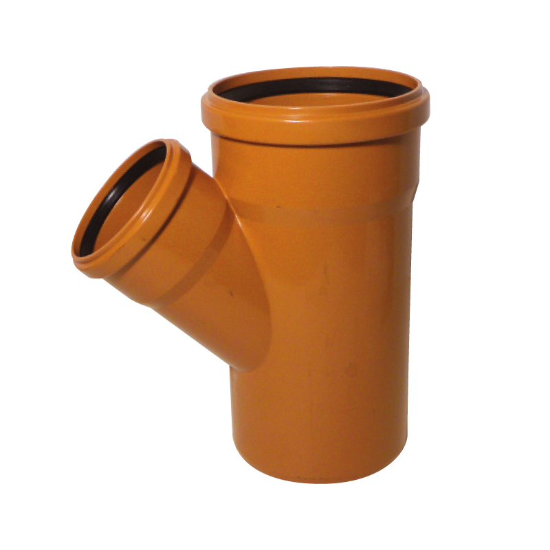 [6D218/UG49160] UNDERGROUND 160X110MM 45* Y JUNCTION DOUBLE SOCKET