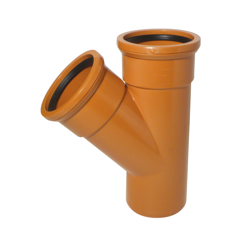 [D210/UG47] UNDERGROUND 110MM X 45* Y JUNCTION DOUBLE SOCKET