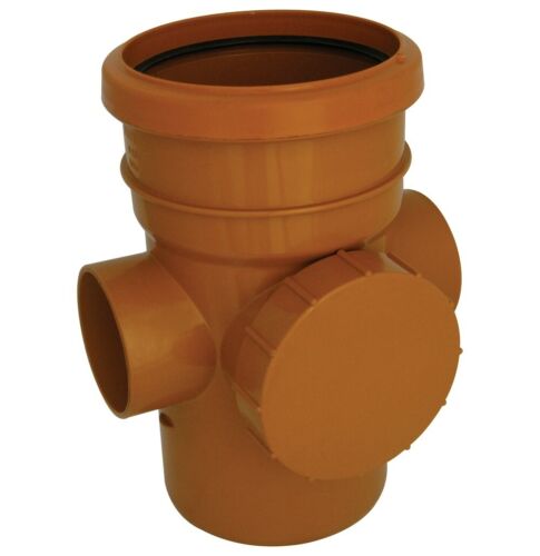 UNDERGROUND 110MM ACCESS PIPE SINGLE SOCKET