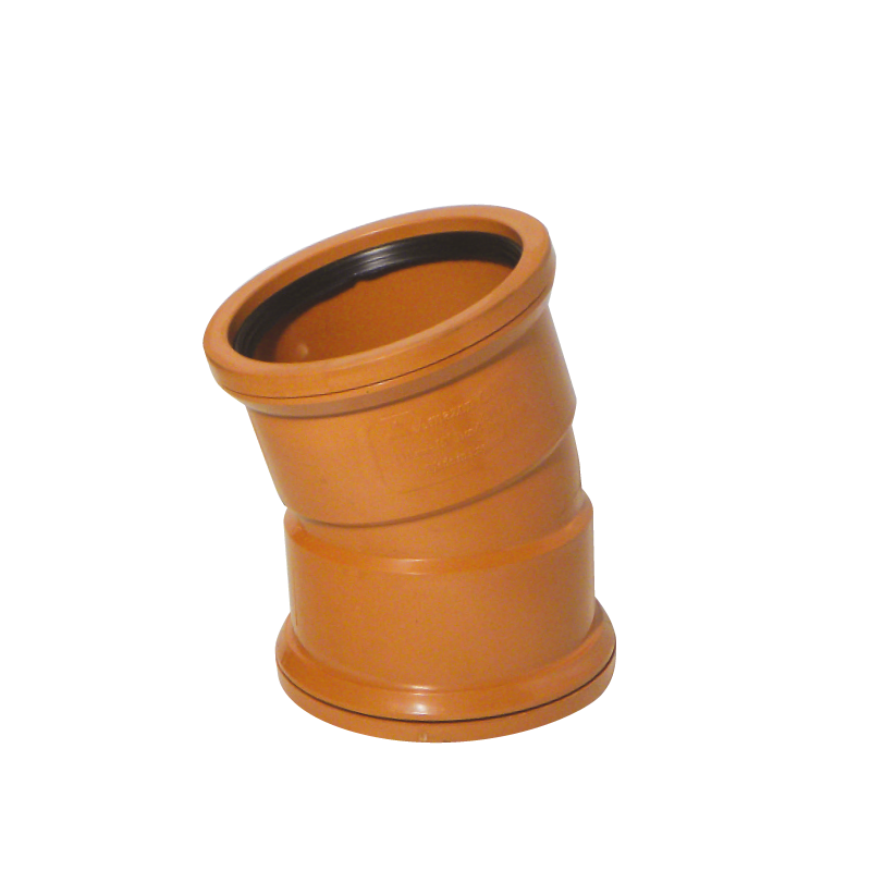 [D567/UGB15] UNDERGROUND 110MM X 15* BEND DOUBLE SOCKET