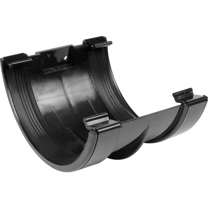 [RUK1BL] 150MM COMMERCIAL GUTTER UNION (BLACK)