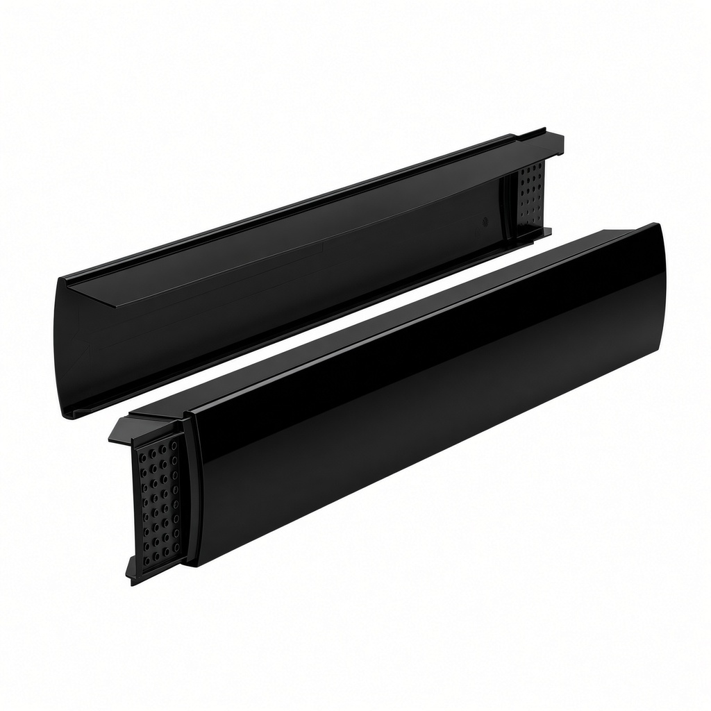 [MANLINUBL] LINEAR DRY VERGE UNION (BLACK) - MANTHORPE