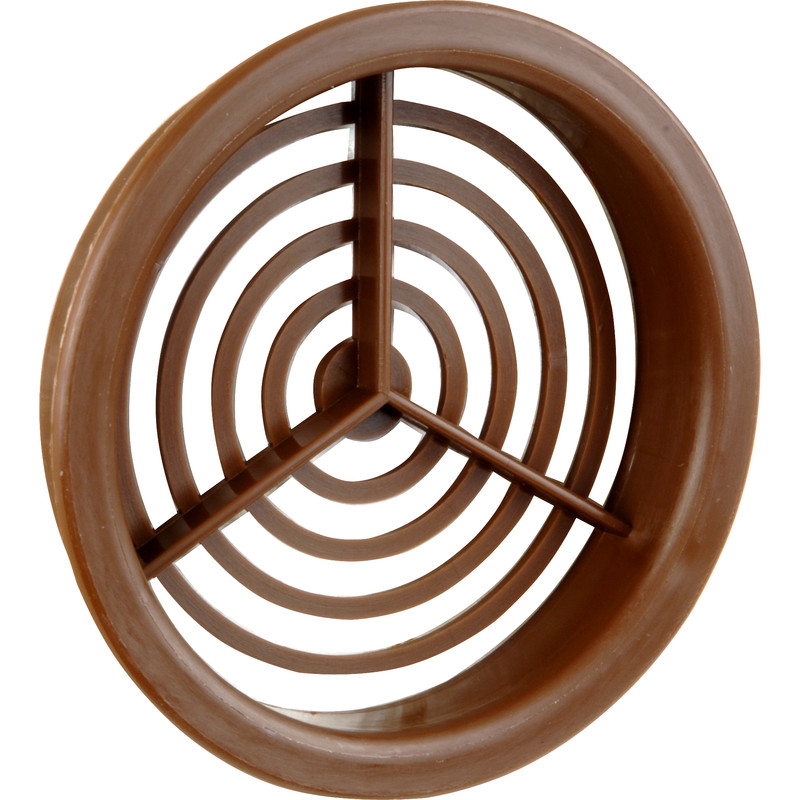 [CSVBR] 70MM CIRCULAR SOFFIT VENT (BROWN)