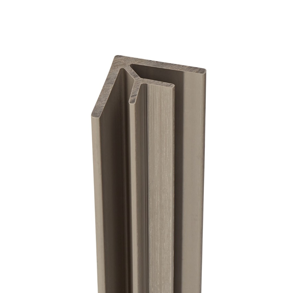 [ECO7272SB] FORMA CLADDING INT CORNER TRIM 72X72X3600 (SILVER BIRCH)