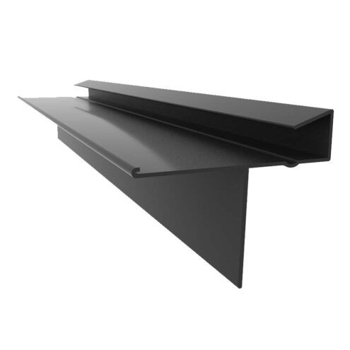 [C02NPBL] CBS/KYTUN SLATE DRY VERGE (T2) PVC 25MMX3000MM BLACK